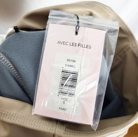 AVEC LES FILLES X BAGATELLE faux leather liquid leggings - Picture 6 of 6